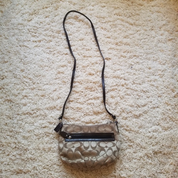 COACH Signature Crossbody Khaki Bag - Picture 3 of 8